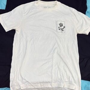 Denim & Flower White Short Sleeve Tee